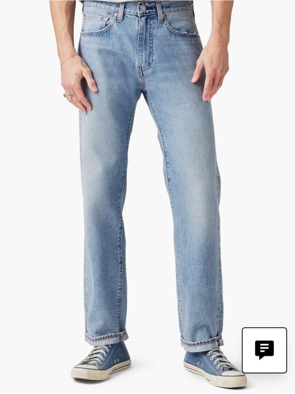 Y2K 2009 made a Mexico Classic Light Blue Men's Straight-Leg Jeans
34X32